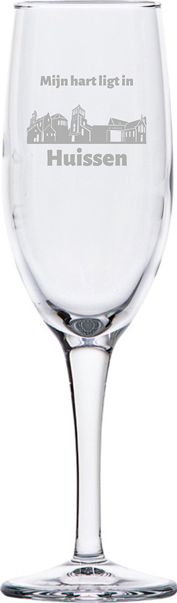 Gegraveerde Champagneglas 16,5cl Huissen