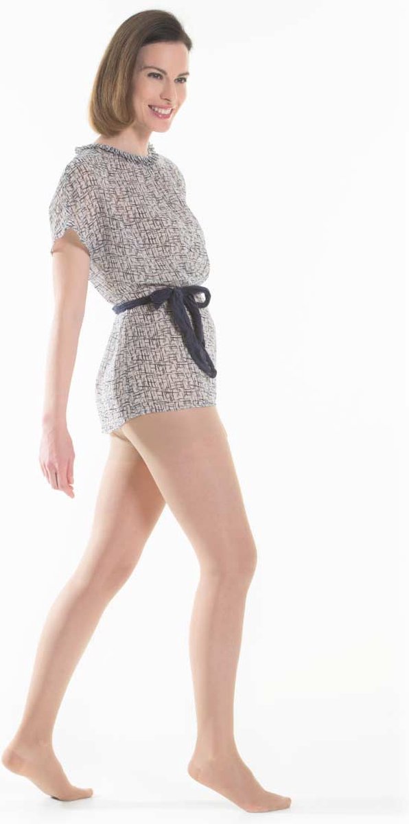 Kamila® figuurcorrigerende compressiepanty - steunpanty - steunkousen - compressiekousen - Over 140 maat 3 (kleur Zwart) Microvezel, Antibacterieel – 18/20 mmhg 140 den