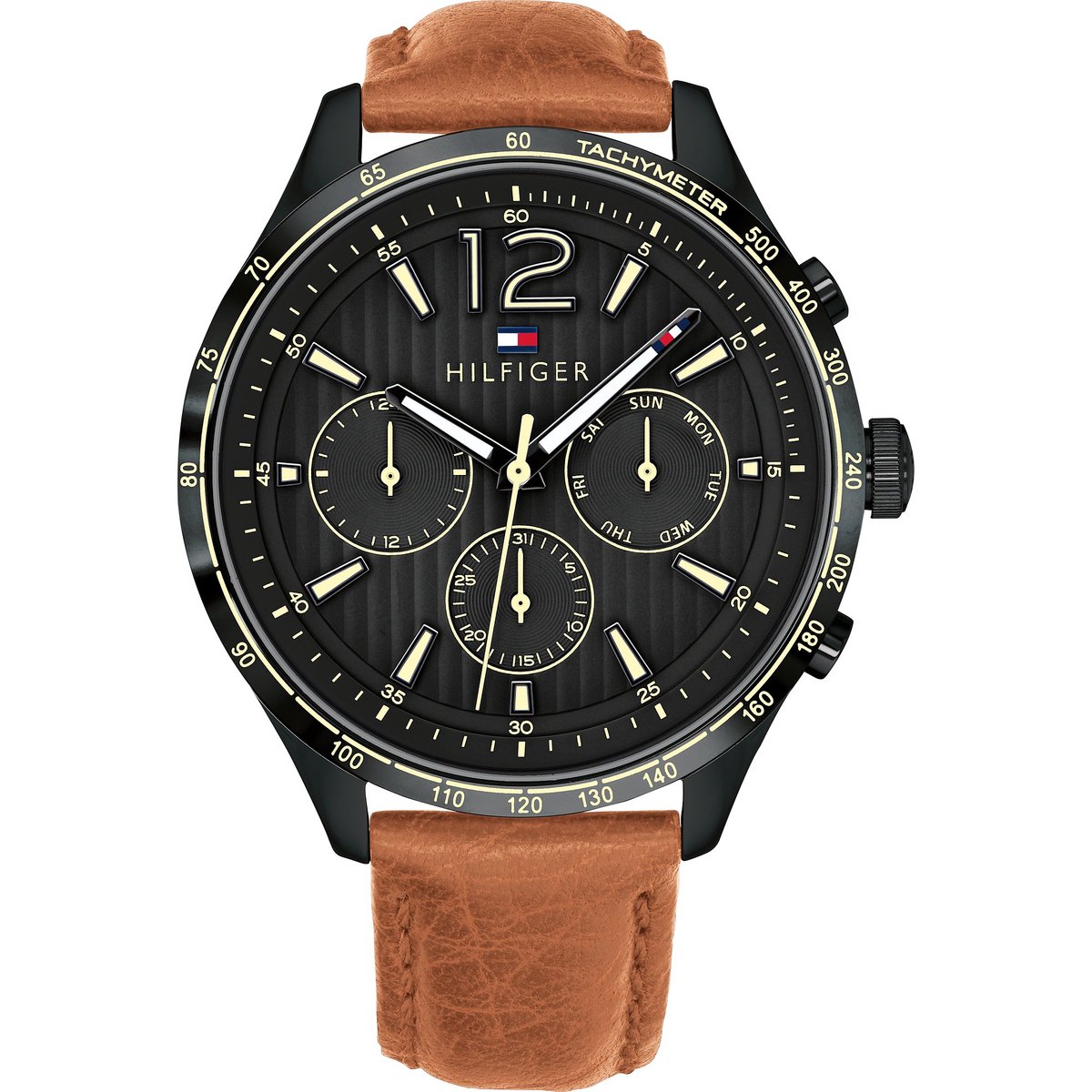Tommy Hilfiger TH1791470 horloge heren - bruin - 46 mm