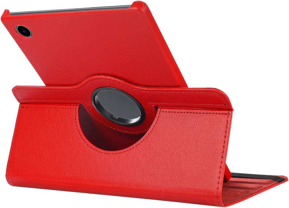 iPad 2022 hoes (10.9 inch) - iPad 10e generatie hoesje - draaibaar bookcase - Rood - BixB