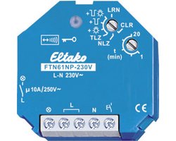 Eltako FTN61NP-230V Schakelaar Draadloos Inbouw (in muur) Schakelvermogen (max.) 2500 W Bereik max. (in het vrije veld)
