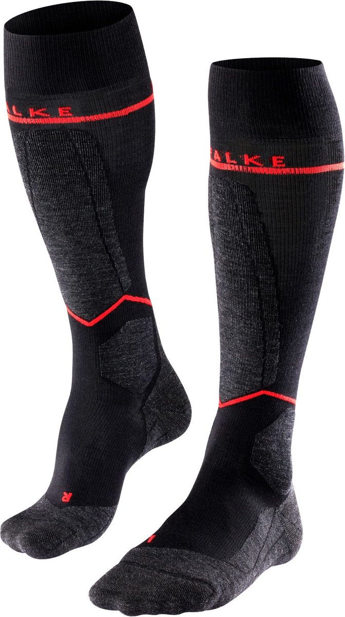 Falke SK2 Incl. Compressie ski sokken zwart
