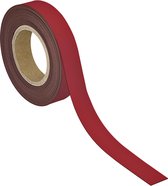 Magneetband maul schrijfbaar 10mx30mmx1mm rood | 1 stuk