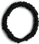 Lajetti - 100% Zijden Haarelastiek Zwart - Silk Skinny Zijde Scrunchie Moerbei