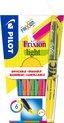 Pilot Frixion Light - Markeerstiften -  6 Kleuren in een doosje
