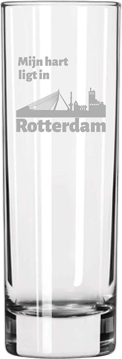 Gegraveerde longdrinkglas 22cl Rotterdam