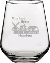 Gegraveerde Drinkglas 42,5cl Haarlem