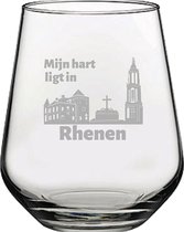 Gegraveerde Drinkglas 42,5cl Rhenen