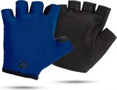 Rogelli Solid Fietshandschoenen Zomer - Wielrenhandschoenen - Korte Vinger - Heren - Donkerblauw - Maat XL