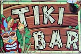 Wandbord - Tiki Bar - leuk voor in de tuin