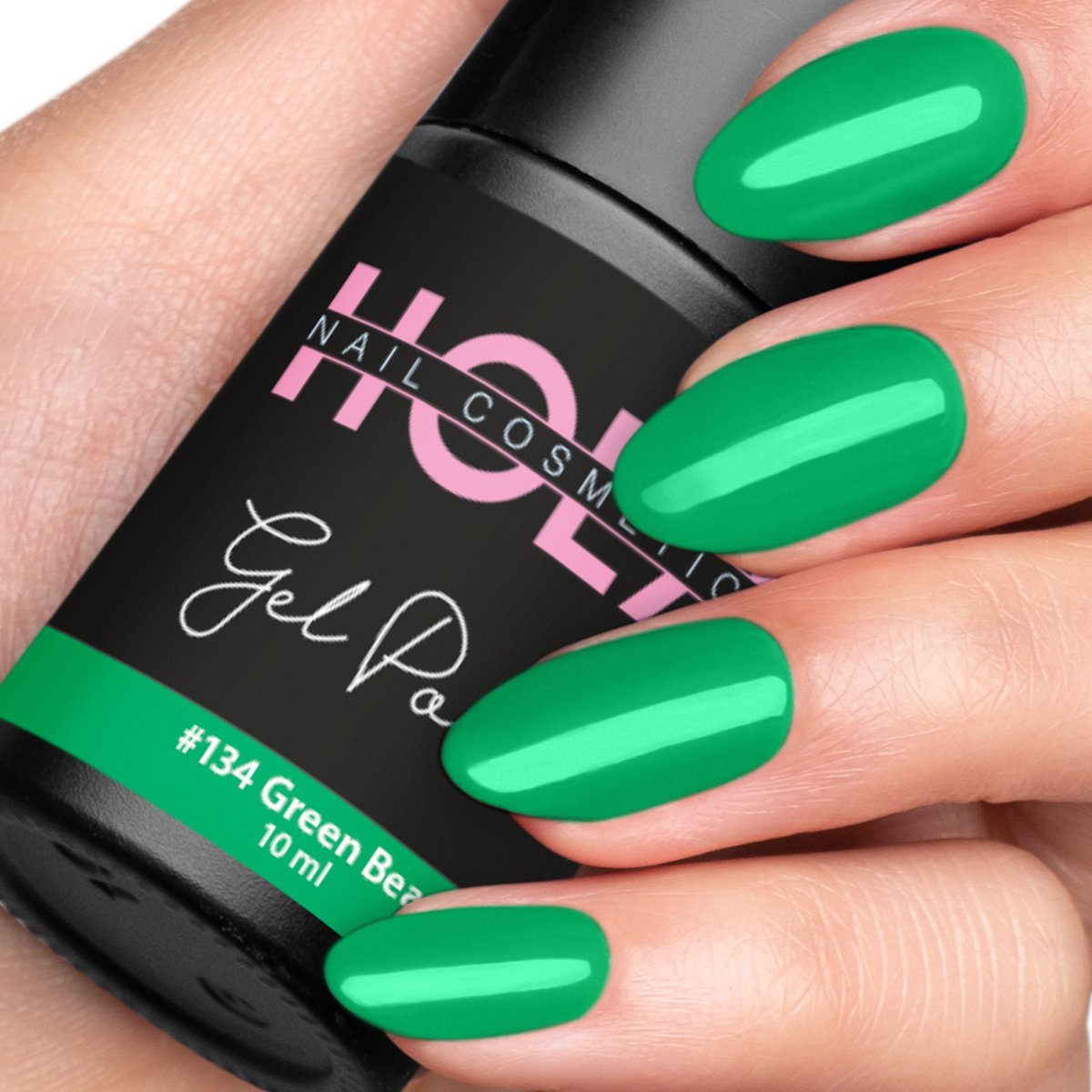 Hola Nails | Gelpolish #134 Green Bean (10ml) | Gellak voor thuis