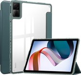 Case2go - Tablet hoes geschikt voor Xiaomi Redmi Pad - 10.6 inch Trifold case met Auto/Wake functie en magneetsluiting - Groen