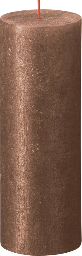 bolsius Rustieke Stompkaarsen – Geribbeld – Rood – Set van 4 – 13 cm – Decoratieve Huishoudkaarsen – Gemaakt van Natuurlijke Plantaardige Was – Palmolievrij