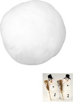 30x Kunst sneeuwballen 7,5 cm sneeuw deco versiering