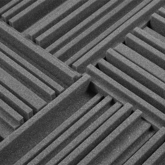 Tira de madera de fibra de poliéster, paneles de pared de listones de madera par