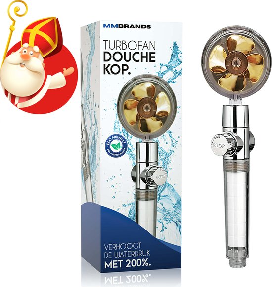 MM Brands Waterbesparende Douchekop - Handdouche met Hoge druk - Regendouche Waterbesparend