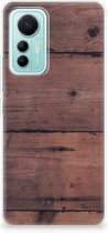 Leuk TPU Back Cover Xiaomi 12 Lite GSM Hoesje Customize Old Wood