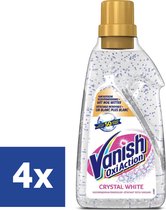 Vanish - Oxi Action - Crystal White Gel - 4 x 750ML - Value Pack