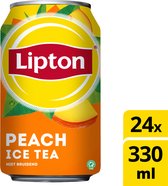 Lipton Ice Tea Peach - 24 x 330ml - Voordeelverpakking
