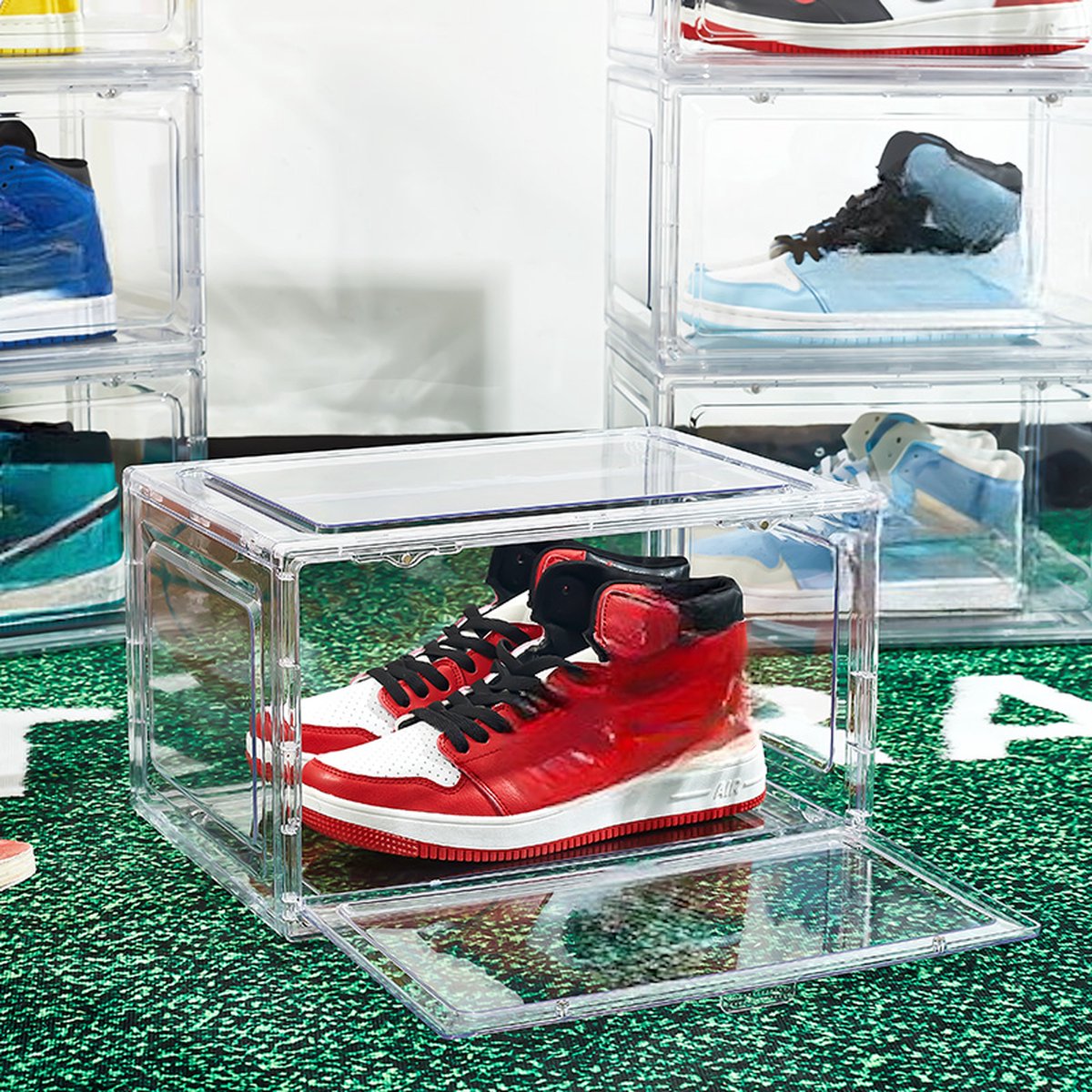 Repus - Schoenen doos - Premium Quality - Shoe Box - Transparant Opberger -  Sneakers... | bol.com