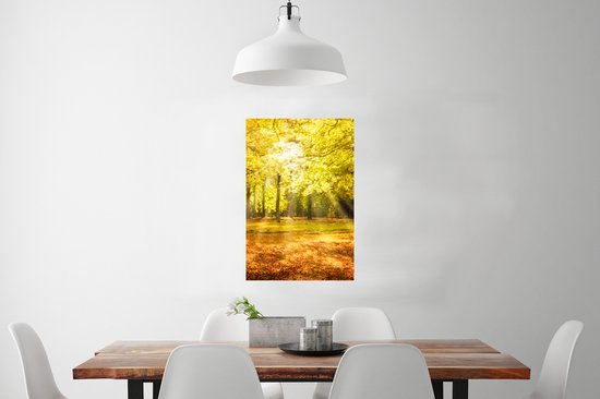 Affiche Arbre - Nature - Soleil - Paysage - Forêt - 60x90 cm