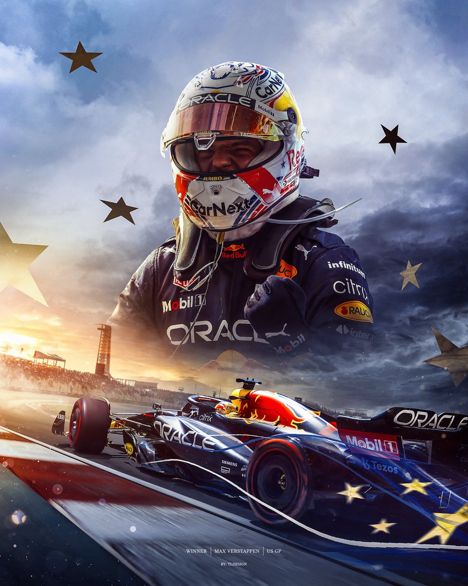Badhanddoek - Max Verstappen - Formule 1 - USA - 70 x 140 cm