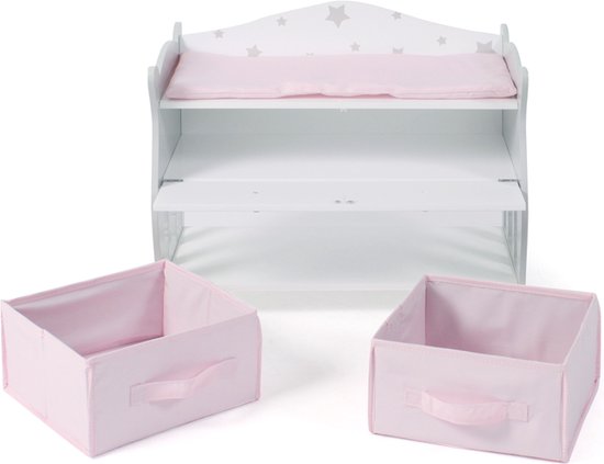 Bayer Chic 2000 425 91 houten poppenwagen, Puntos Grey