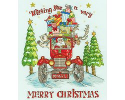 Bothy Threads Amanda Loverseed The Xmas Express borduren (pakket)