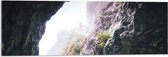 WallClassics - Acrylglas - Mist op de Berg - 90x30 cm Foto op Acrylglas (Wanddecoratie op Acrylaat)
