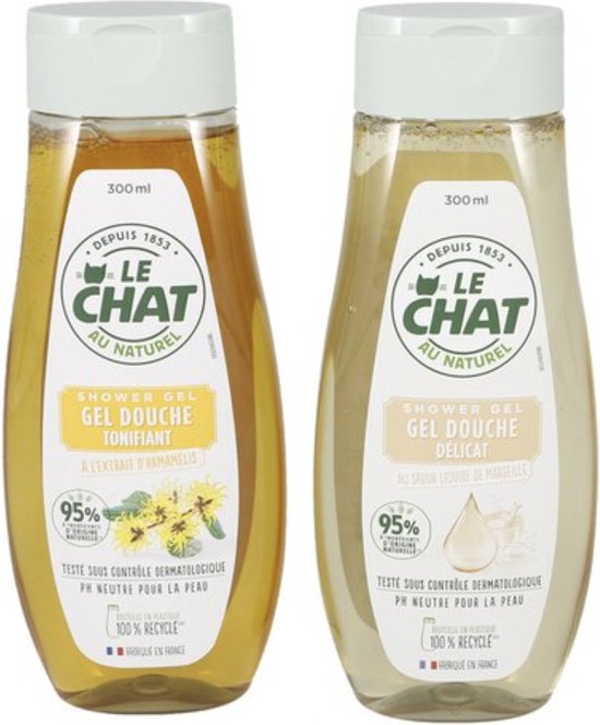 Le Chat Douchegel Met Extract Van Aloë Vera 300ml Shower Gel PH