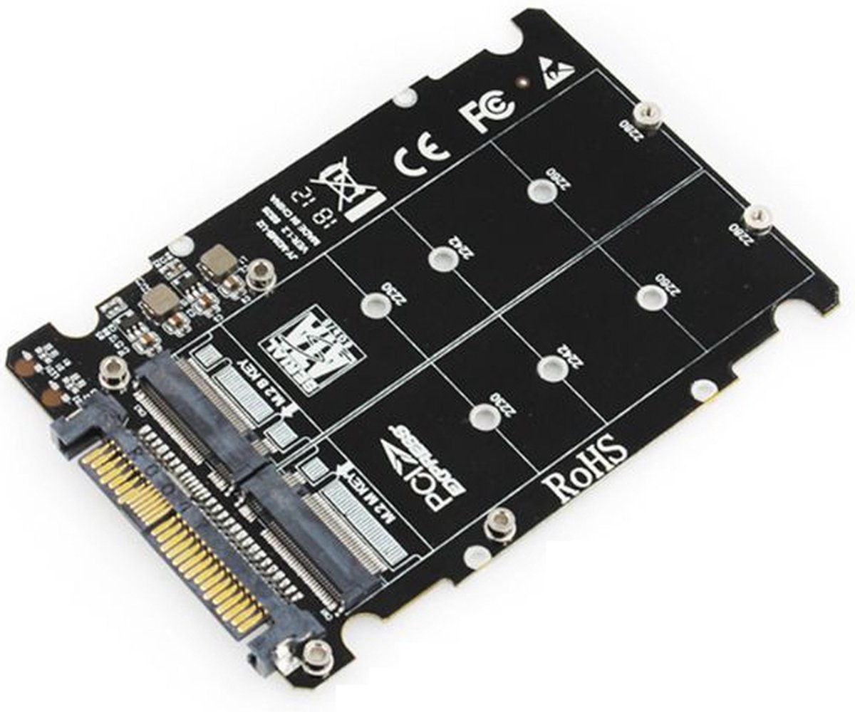 Adaptateur M.2 PCIe vers U.2 pour SSD - Convertisseurs et