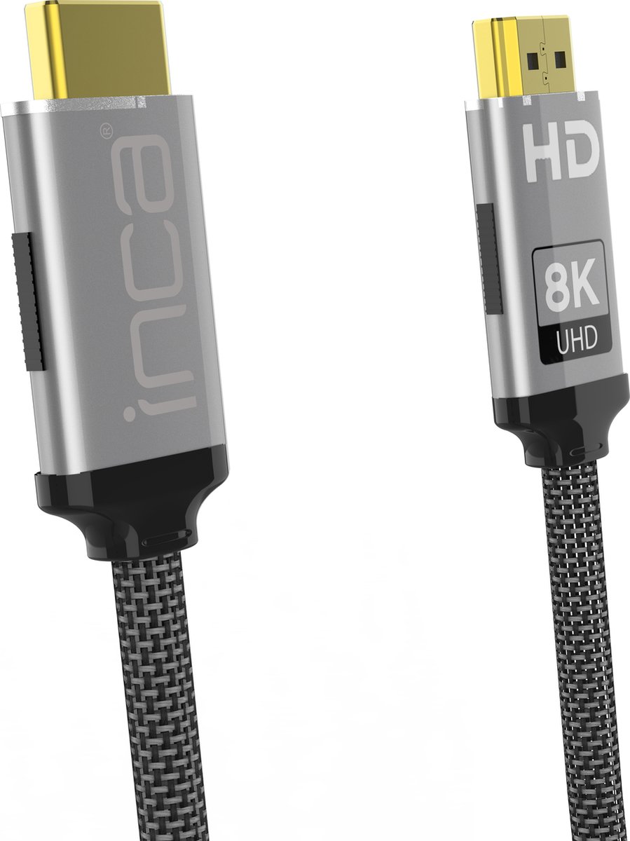 Inca IHM-03T HDMI 8K Ultra HD High Speed Cabel HDMI 2.1 - HDMI naar HDMI - Xbox Series X & PS5 HDMI Kabel - Playstation 5