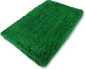Vetbed - Dierenmat - Dierenkleed - Benchmat - Puppykleed - Groen effen - Latex Anti Slip 100 x 75 cm - machine wasbaar