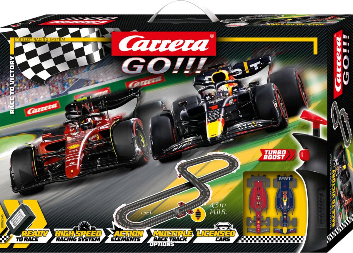 Carrera Auto Racebaan Go Race To Victory | bol.com