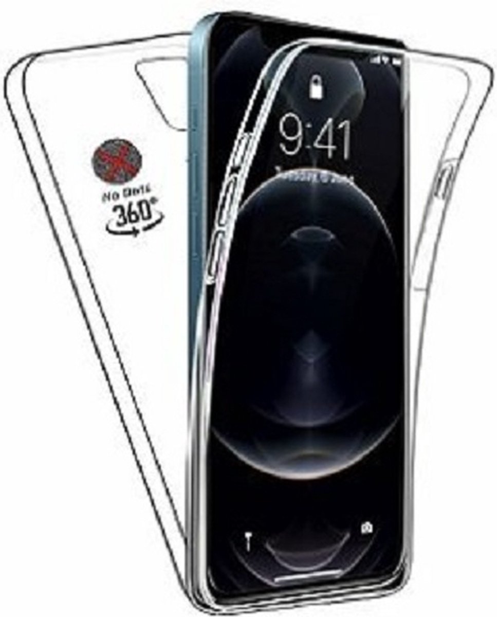 iPhone 12 Pro Hoesje Siliconen TPU Transparant Full Cover