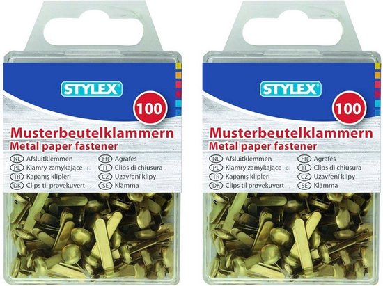 Foto: Splitpennen koper 19mm 200 stuks hobby knutsel materiaal benodigdheden