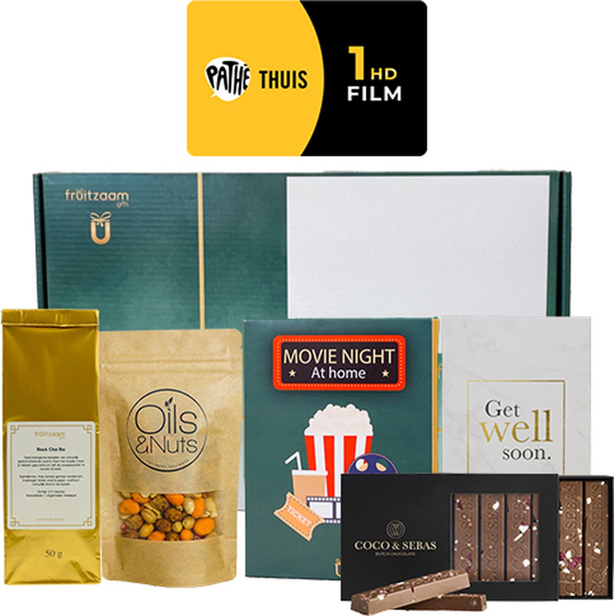 'Get well soon' movie box brievenbus - Filmpakket
