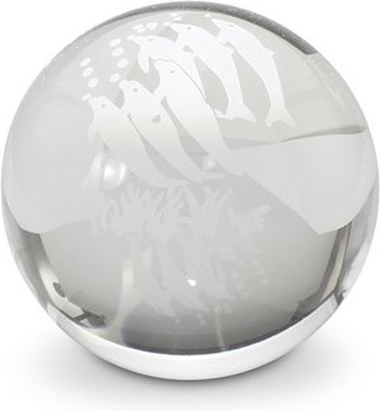 Kristallen glazen bol Dolfijn/ Dolphin, 55205, Ø ca. 6,5 cm