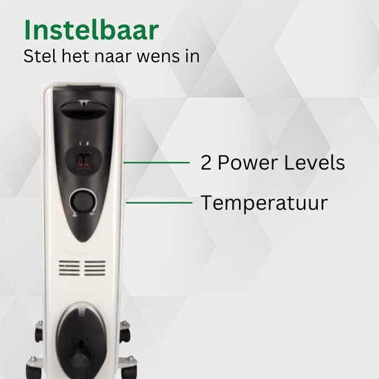 Sahara Olieradiator - Oliegevulde Radiator - Kachel Elektrisch ...