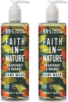 FAITH IN NATURE - Hand Wash Grapefruit & Orange - 2 Pak