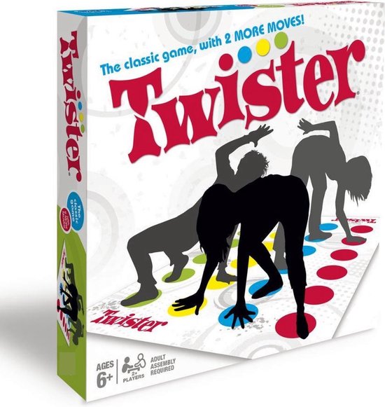 Twister Spel - Behendigheidsspel - Kinderen en Volwassenen - Twister - 2-4 personen - Familiespel