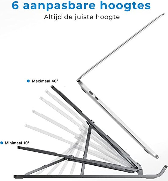 NSLS075BLACK - NSLS075BLACK Laptopstandaard 10-16 - opvouwba
