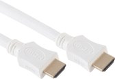 HDMI 2.0 Kabel - 4K 60Hz - Nylon Sleeve - 10 meter - Wit