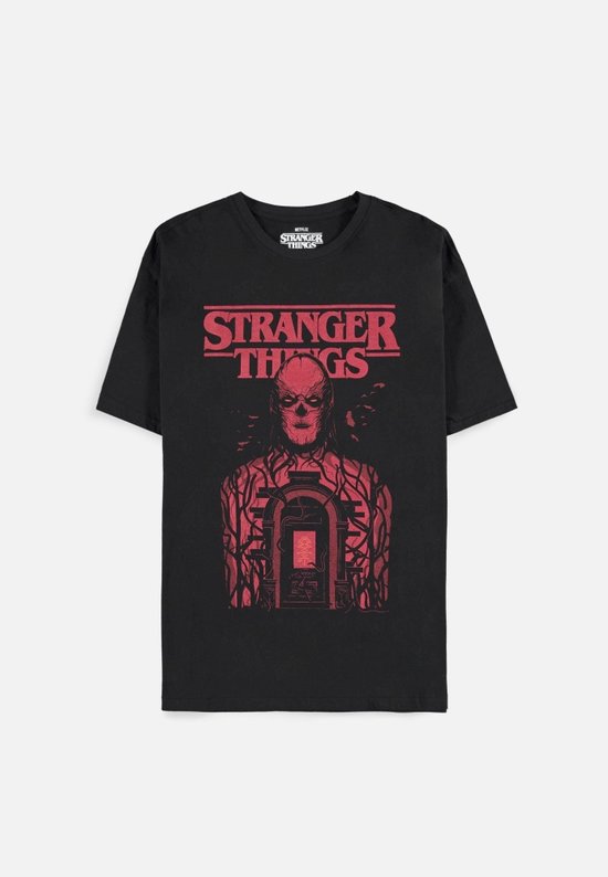 Stranger Things - Red Vecna Heren T-shirt - L - Zwart