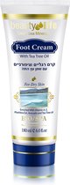 Crème pour les pieds à l'huile d'arbre à thé 180ml - Authentic Dead Sea Cosmetics™