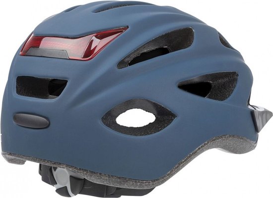 Polisport Stijlvolle stadshelm met LED-licht - Maat M - Denim matte - 17 ventilatieopeningen van Polisport — afbeelding 4
