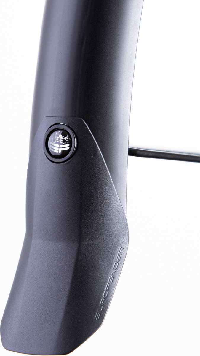 Eurofender Spatbordset - 28x58mm - Lampo - Mat zwart
