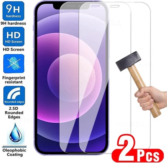 Film Protection écran Verre Trempé Pour IPhone (6S à 14) - Transparent, Anti-rayures, Garanti 1 An