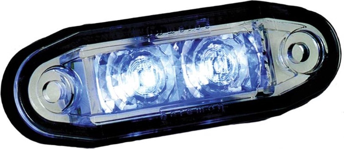 Boreman Ltd. - LED Cosmetic Marker Lamp - BLAUW - Onderdeelnummer: 1001-3005-B - Blauw - Universele Installatie Marker Lamp - Vrachtwagen
