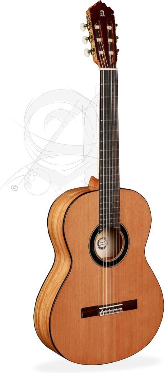 Alhambra 6 Olive 8890 V - Klassieke gitaar - naturel
